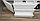 Тумба с умывальником Дана Венеция Люкс 120 напольная на 3 ящика (цвет белый) чаша справа, фото 5