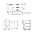Тумба с умывальником Дана Венеция Люкс 110 напольная на 3 ящика (цвет дуб галифакс) чаша справа, фото 4