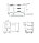 Тумба со столешницей Дана Венеция Топ 180 напольная на 3 ящика (дуб) ящики справа (под стиральную машину), фото 5