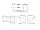 Тумба с умывальником Дана Венеция Люкс 110 подвесная с корзиной (цвет бетон чикаго) чаша слева, фото 3