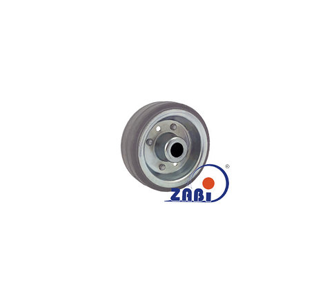 ZABI Колесо промышленное (металл + резина ZABI 1S, фото 2