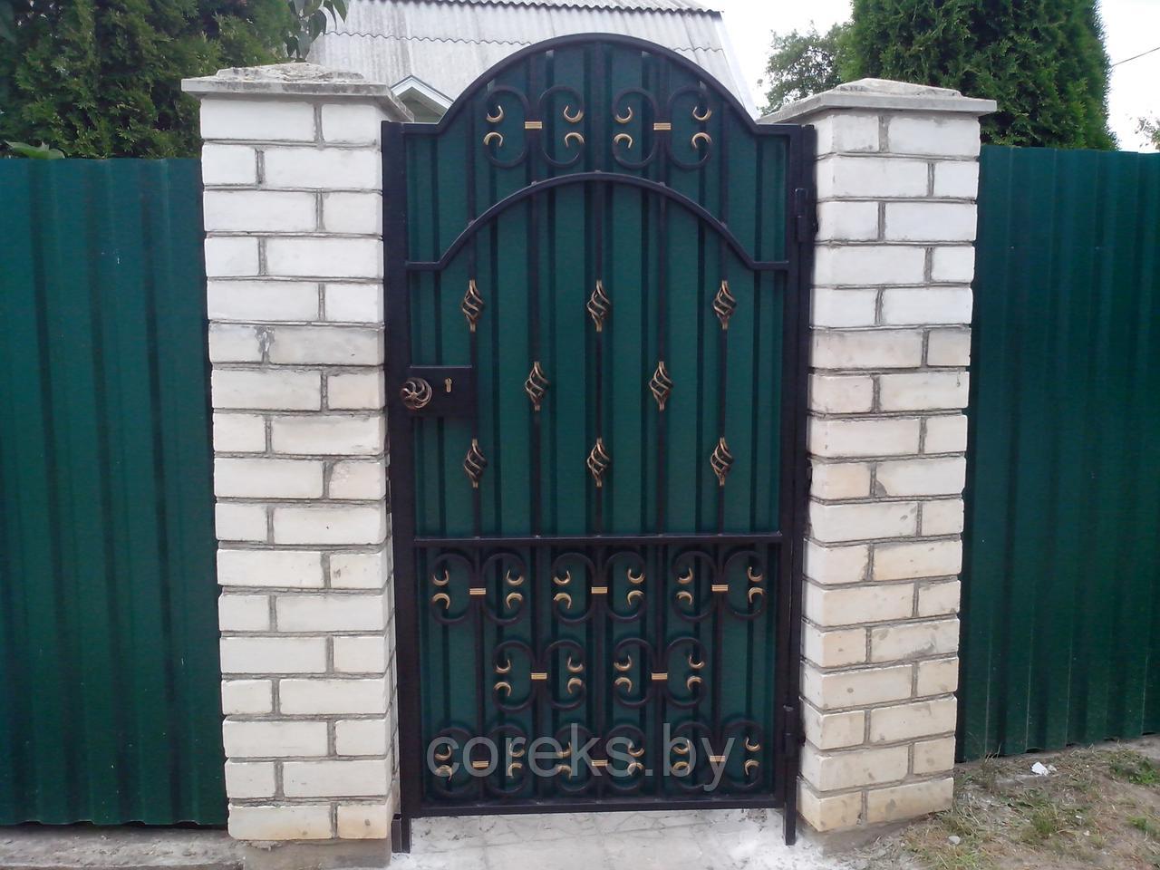 Распашные ворота №15, размер 320х140см, без установки, без столбов. - фото 3 - id-p5419869