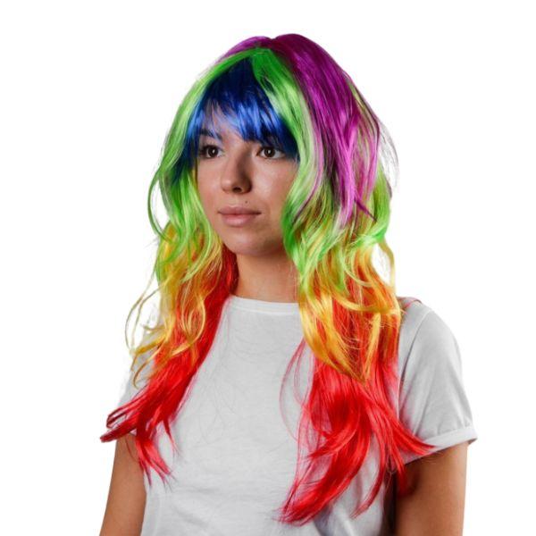 Карнавальный аксессуар парик «Цветной» универсальный