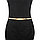 Ремень для платья эластичный 70 cm SiPL золотой, фото 2