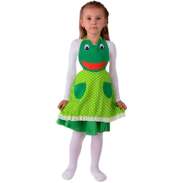 Детский карнавальный костюм фартук Лягушка МИНИВИНИ