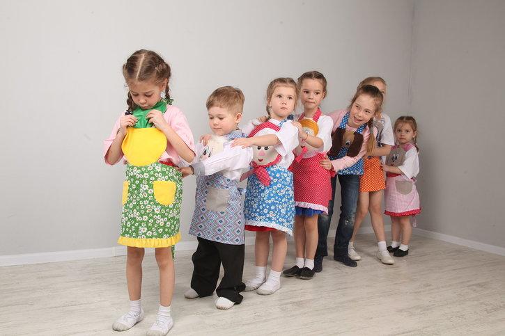 Детский карнавальный костюм фартук Репка МИНИВИНИ - фото 3 - id-p182029243