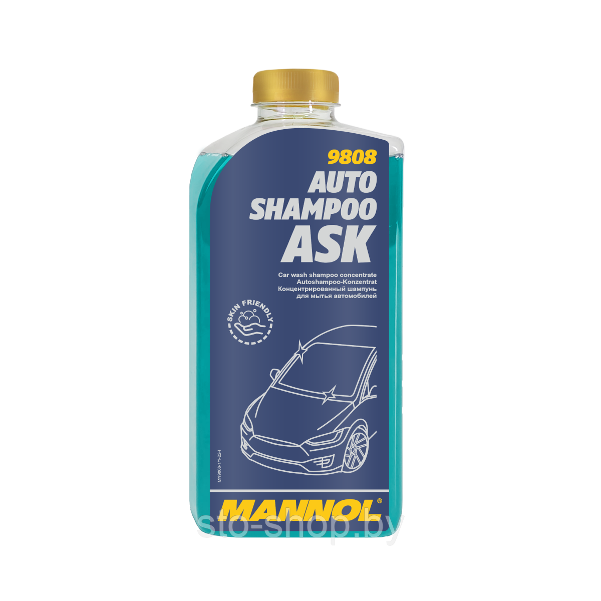 Автошампунь концентрат 1л MANNOL Auto Shampoo ASK