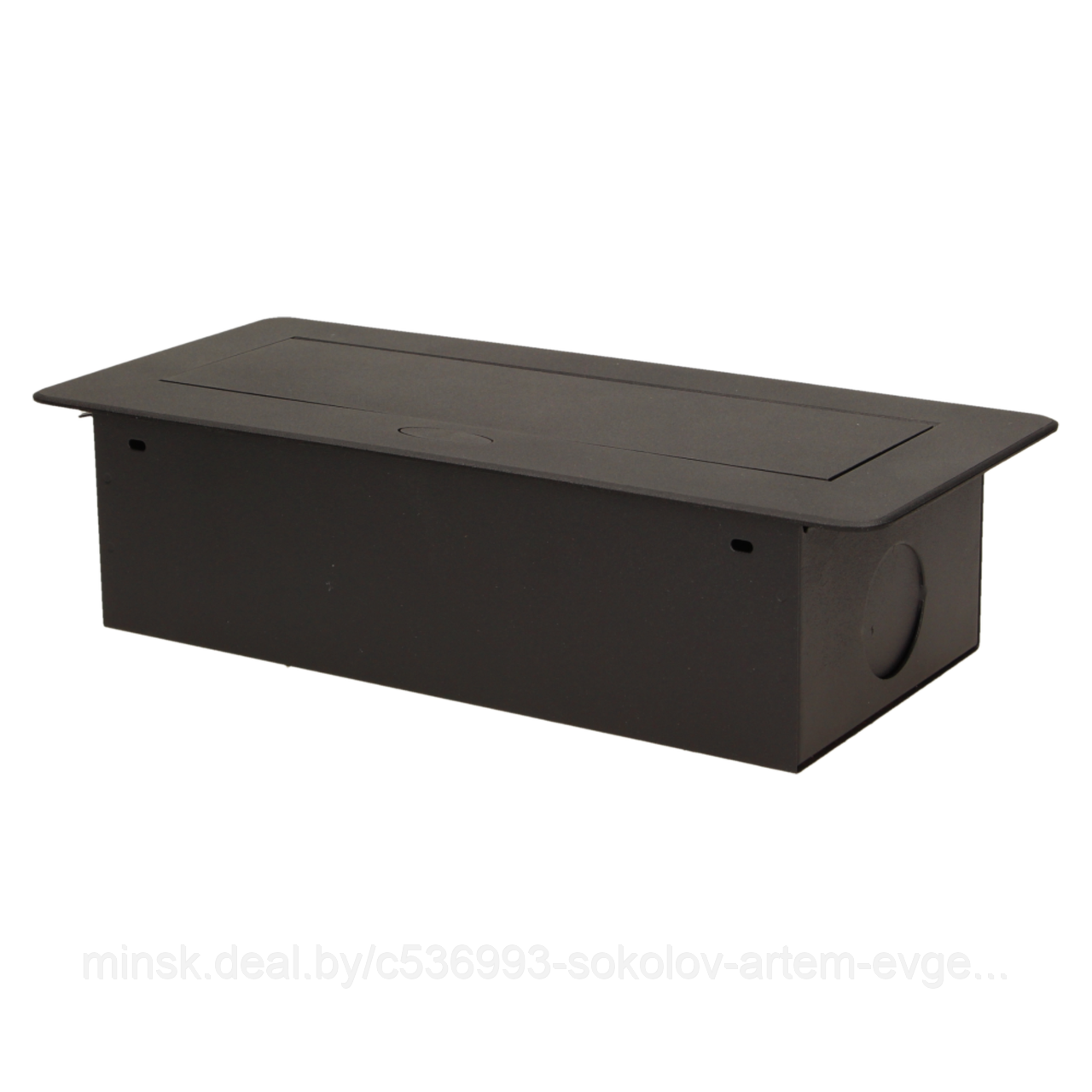 Блок розеточный встраиваемый 3x2P+E со шторками, без кабеля, 3600вт, алюминий - фото 1 - id-p182053295