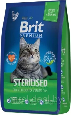 Корм для кошек Brit Premium Cat Sterilized Chicken / 5049592 - фото 1 - id-p182039535
