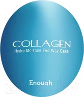 Пудра компактная Enough Collagen Hydro Moisture Two Way Cake SPF25 PA++ тон 21