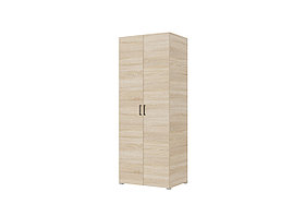 Шкаф 2х-ств. 900 со штангами (Дуб Сонома/ Дуб Сонома) Горизонт Мебель