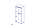 Шкаф 2х-ств. 900 со штангами (Дуб Крафт золотой/ Белый) Горизонт Мебель, фото 3