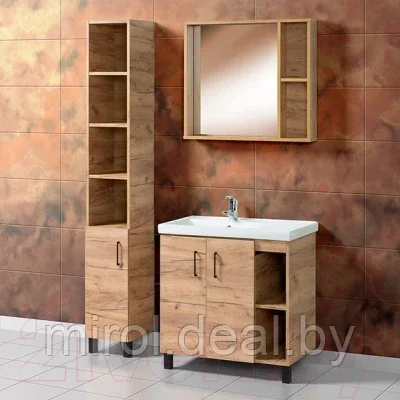 Шкаф-пенал для ванной Акваль Лофт / В2.2.03.3.0.1 - фото 3 - id-p182046922