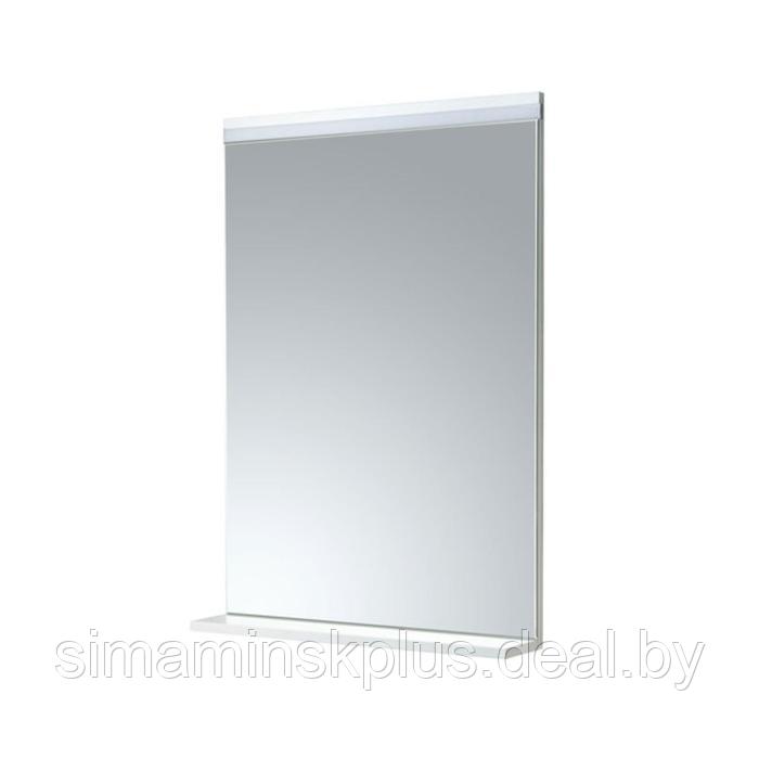 Зеркало Aquaton «Рене 60», 600 х 850 мм, LED светильник, полка - фото 1 - id-p182111748