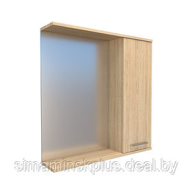 Шкаф-Зеркало "Палермо 60" правый 15 см х 60 см х 70 см