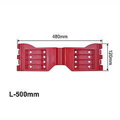 Шарнир пластиковый для сдвижной крыши Versus, 500мм, Caffaro 736016