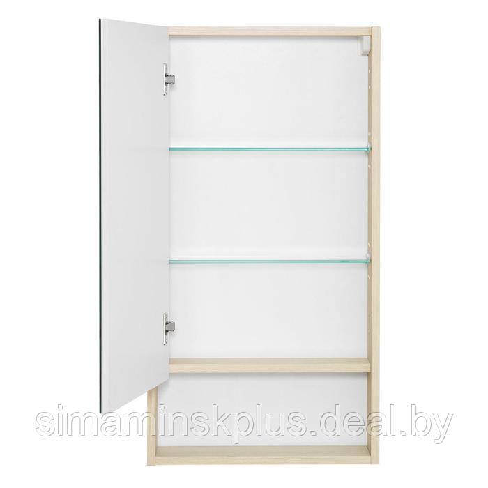Зеркальный шкаф Aquaton «Сканди 45», цвет белый, дуб верона 13 см х 45 см х 85 см - фото 2 - id-p182111799