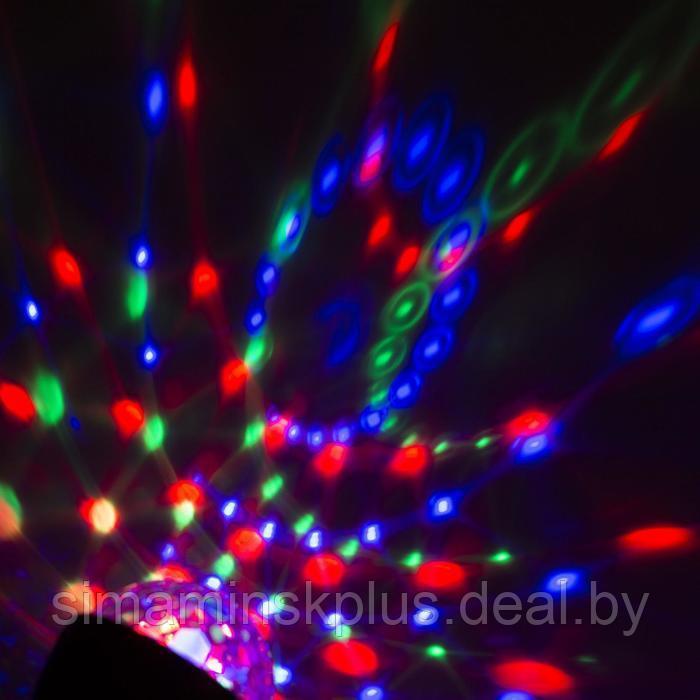 Световой прибор «Полусфера» 5 см, свечение RGB, 220 В - фото 2 - id-p182113744