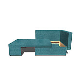 Детский диван «Лежебока», еврокнижка, рогожка savana plus, цвет mint, фото 2