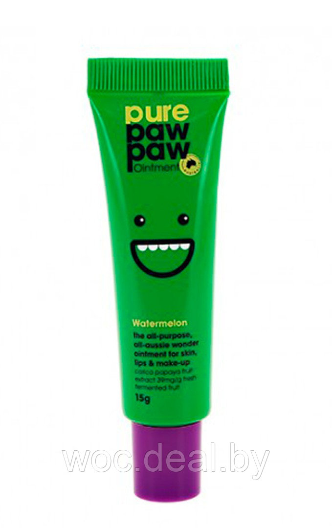 Pure Paw Paw Восстанавливающий бальзам с ароматом арбузной жвачки Watermelon, 15 мл - фото 1 - id-p182118250