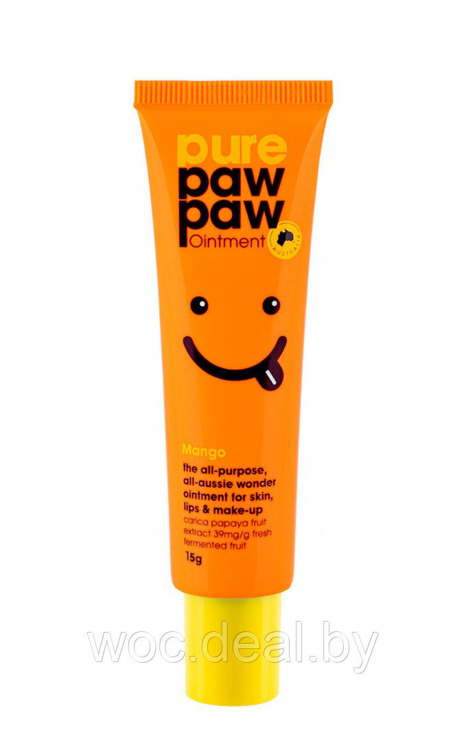 Pure Paw Paw Восстанавливающий бальзам с ароматом манго Mango, 15 мл - фото 1 - id-p182118254