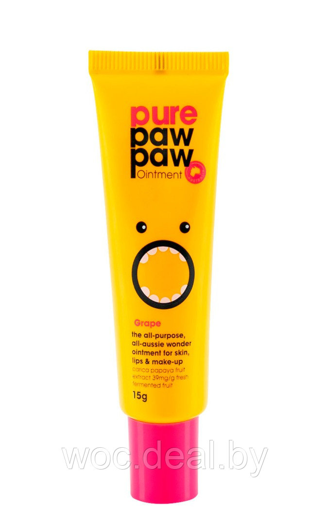 Pure Paw Paw Восстанавливающий бальзам с ароматом винограда Grape, 15 мл - фото 1 - id-p182118256