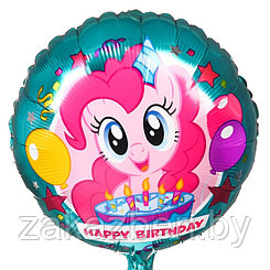 Шар фольгированный "Пинки Пай. Happy Birthday", My Little Pony