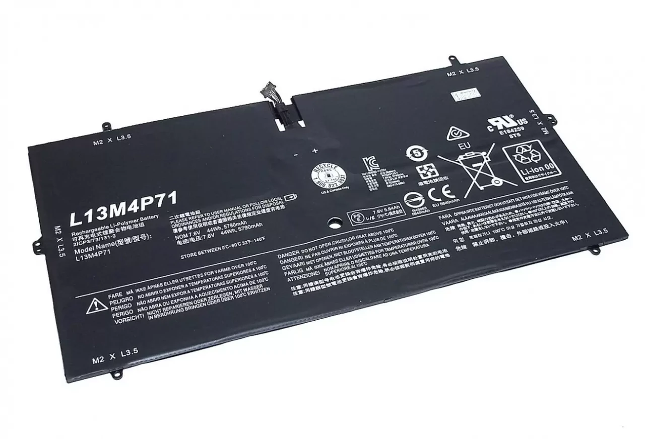 Аккумулятор (батарея) для ноутбука Lenovo Yoga 3 Pro 1370 (L13M4P71), 7.6В 44Вт