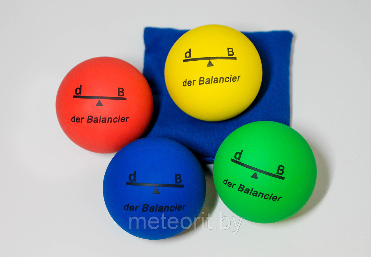 Кинезиологические мячики-скакуны (набор 4 шт) - фото 1 - id-p182125084