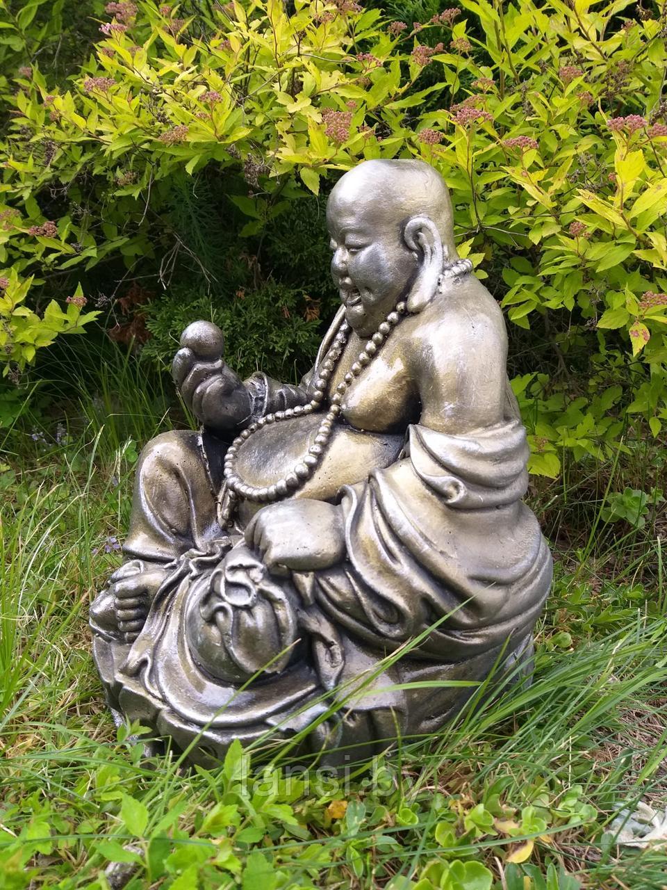 Скульптура "Будда". Бетон. Высота 29см. - фото 3 - id-p182129535