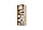 Шкаф 2х-ств. 1000 с полками (Дуб Сонома/ Дуб Сонома) Горизонт Мебель, фото 2