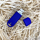 USB накопитель (флешка) Shape с покрытием софт тач, 16 Гб Желтая, фото 3