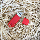 USB накопитель (флешка) Shape с покрытием софт тач, 16 Гб Красная, фото 6