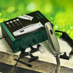 Профессиональная винтажная машинка для стрижки волос, бороды, усов триммер VGR Navigator V-061 (металлический - фото 1 - id-p153787700