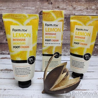 Увлажняющий крем для ног с экстрактом лимона FarmStay Lemon Intensive Moisture Foot Cream 100 мл, Original