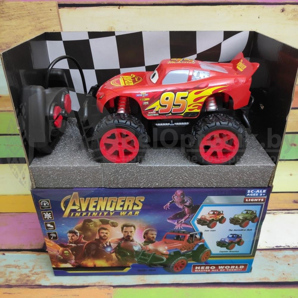 Инерционная машинка Avengers Infinity War Model Car Мстители, масштаб 1:16, МИКС Молния Маквин ( м/ф Тачки) - фото 4 - id-p124512411