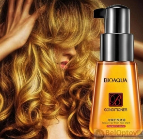 Флюид (сыворотка - масло) для гладкости и блеска волос BIOAQUA Perfect Repair Qi Huan Hair Care Essential Oil