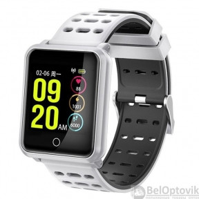 Смарт-часы Smart Watch N88 IP68 с функцией измерения давления Белые