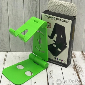 Подставка складная  держатель Folding Bracket для мобильного телефона, планшета L-301 Салатовый