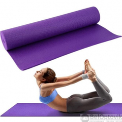 Коврик для йоги (аэробики) YOGAM ZTOA 173х61х0.5 см Фиолетовый