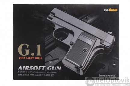 Модель пистолета G.1 Browning M1906 (Galaxy) - фото 1 - id-p109393304