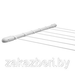 Сушилка для белья «Джаз» 6 линий, длина 6м, настенный способ установки (Россия)