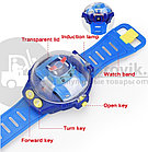 Часы с мини машинкой на дистанционном управлении Робокар Поли Robocar Poli Синяя машинка, фото 7