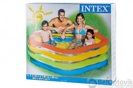 Надувной детский бассейн Colors of Summer 188х180х53см Intex