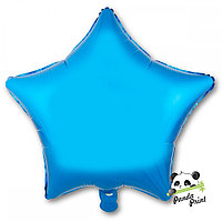 Шар фольгированный (18"/46 см) Звезда голубая