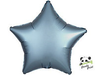 Шар фольгированный (19"/48 см) Звезда, сатин, Steel Blue Шар фольг. Звезда Steel B Шар фольгированный (19"/48 см) Звезда, сатин, Steel Blue