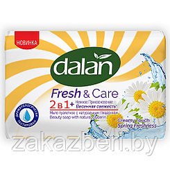 Мыло туалетное твердое "Dalan Fresh & Care" 90г, "Весенняя Свежесть", набор 4шт (Турция)
