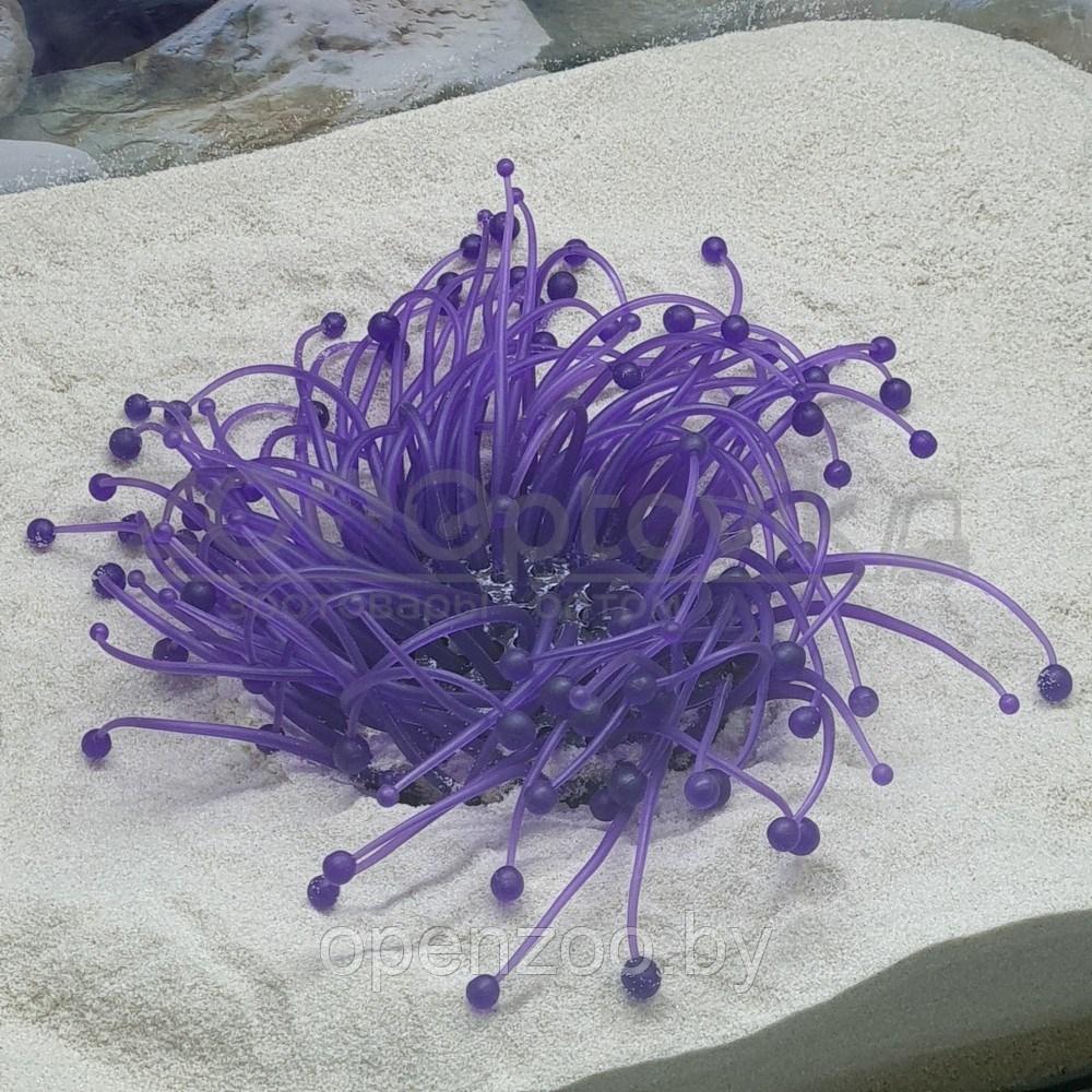 Meijing Aquarium Декор из силикона Коралл фиолетовый мягкий (7.5x7.5x10)