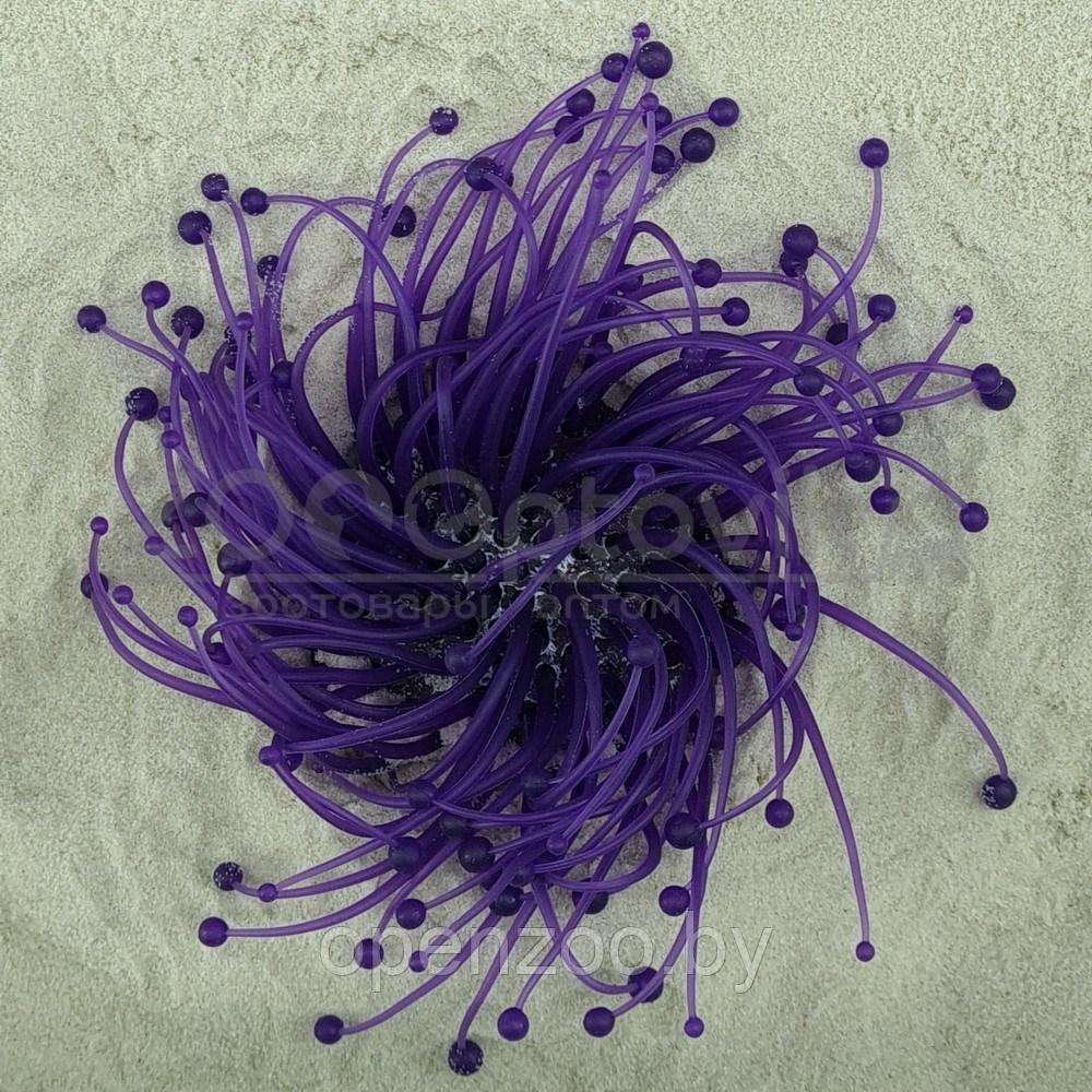 Meijing Aquarium Декор из силикона Коралл фиолетовый мягкий (7.5x7.5x10) - фото 3 - id-p182169711