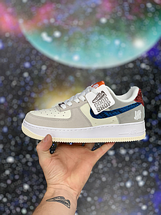 Кроссовки Nike Air Force 1 '07 Low Beige Grey Blue